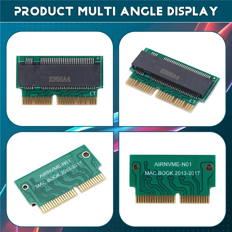 Adaptador de conversión SSD M.2 NVME para Air Pro Retina mejorado mediados de 2013-2017, kit actualizado AHCI SSD - imagen 3