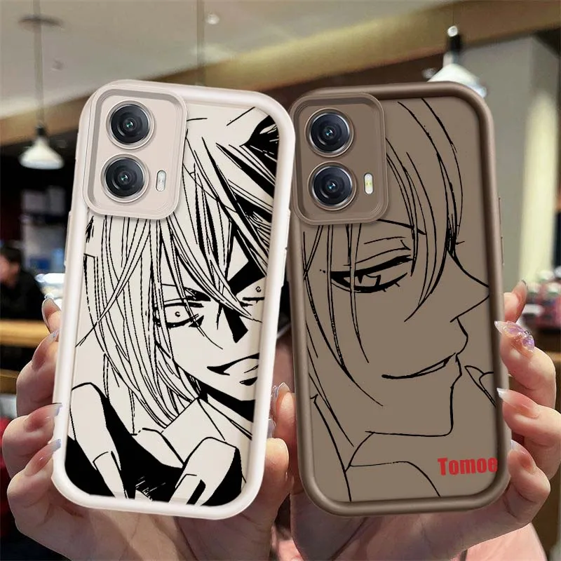 Tomoe iconos Anime cubierta para Motorola Edge 50 60 G30 G20 G10 G05 G04s E30 E32 E14 Stylus Fusion Pro Eye escalera funda de teléfono