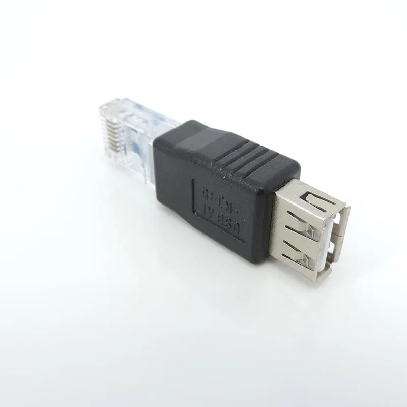 Adaptador Ethernet a USB RJ45 Ethernet macho a USB hembra convertidor 10Mb/100Mbs conector de red para ordenadores portátiles a07 - imagen 5