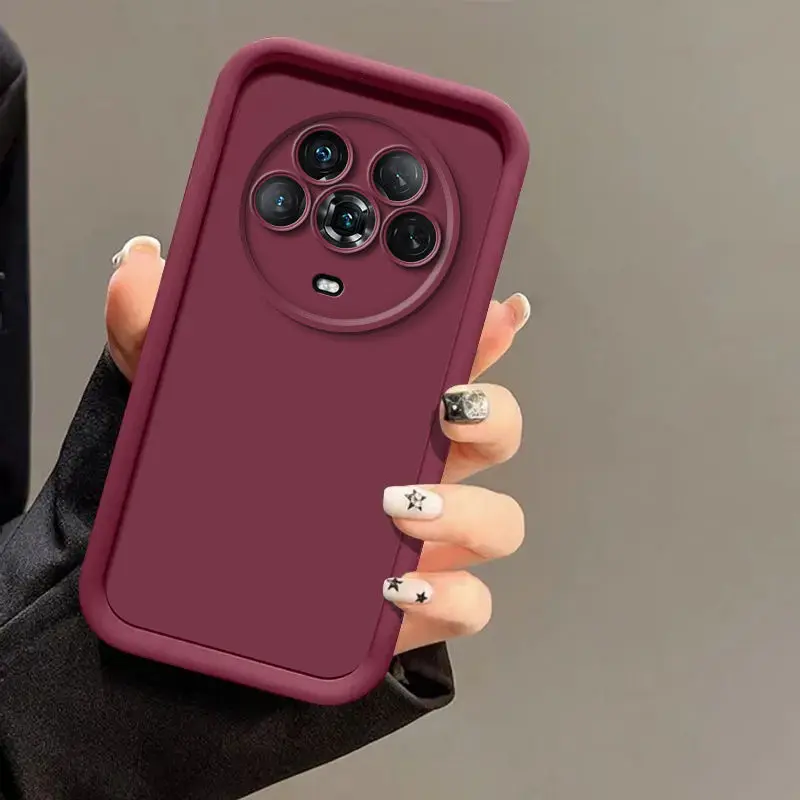 Funda de silicona para Honor Magic4 Pro, carcasa trasera de TPU suave, color negro, LGE-NX9 - imagen 5