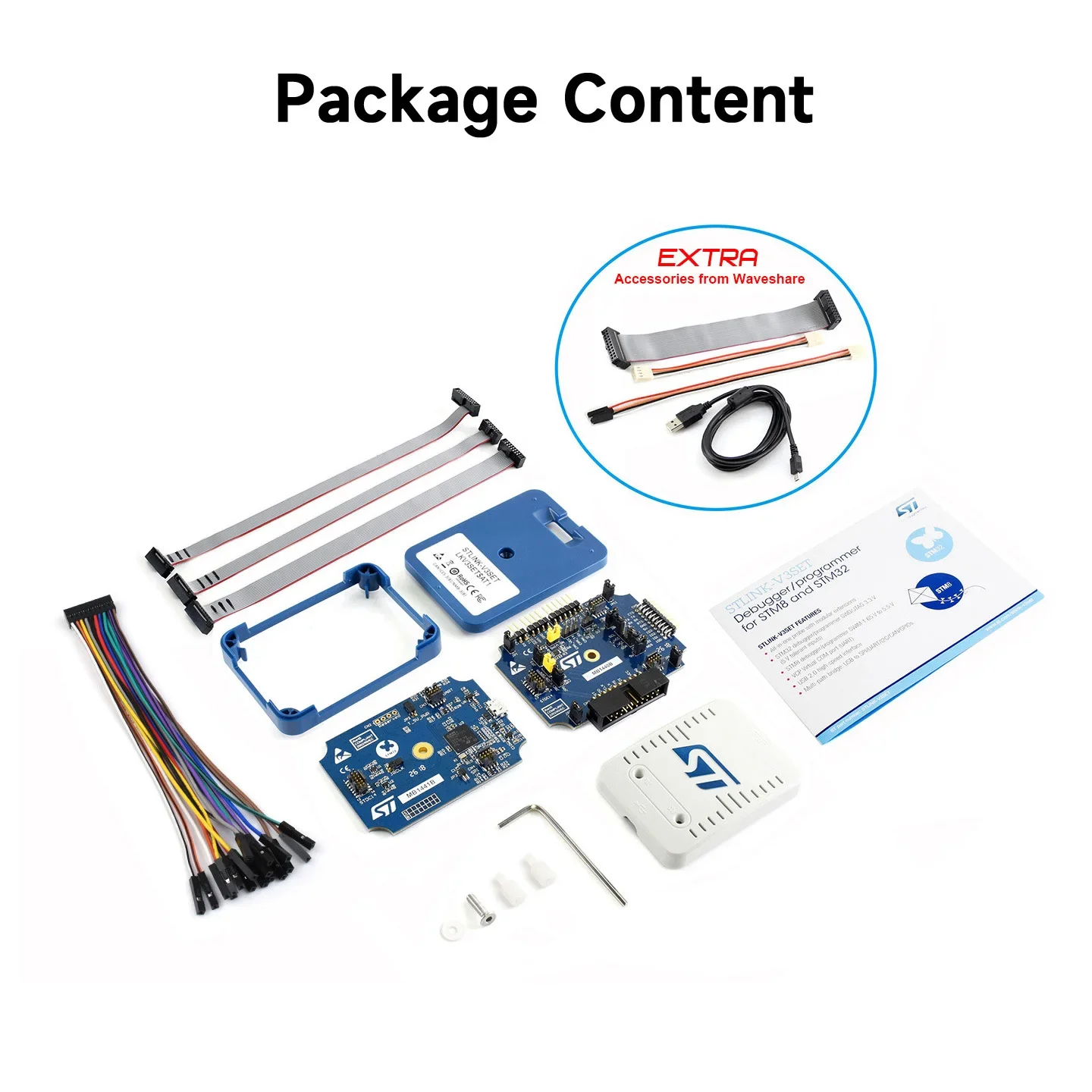 STLINK-V3SET, depurador y programador en circuito modular para STM32/STM8. - imagen 2