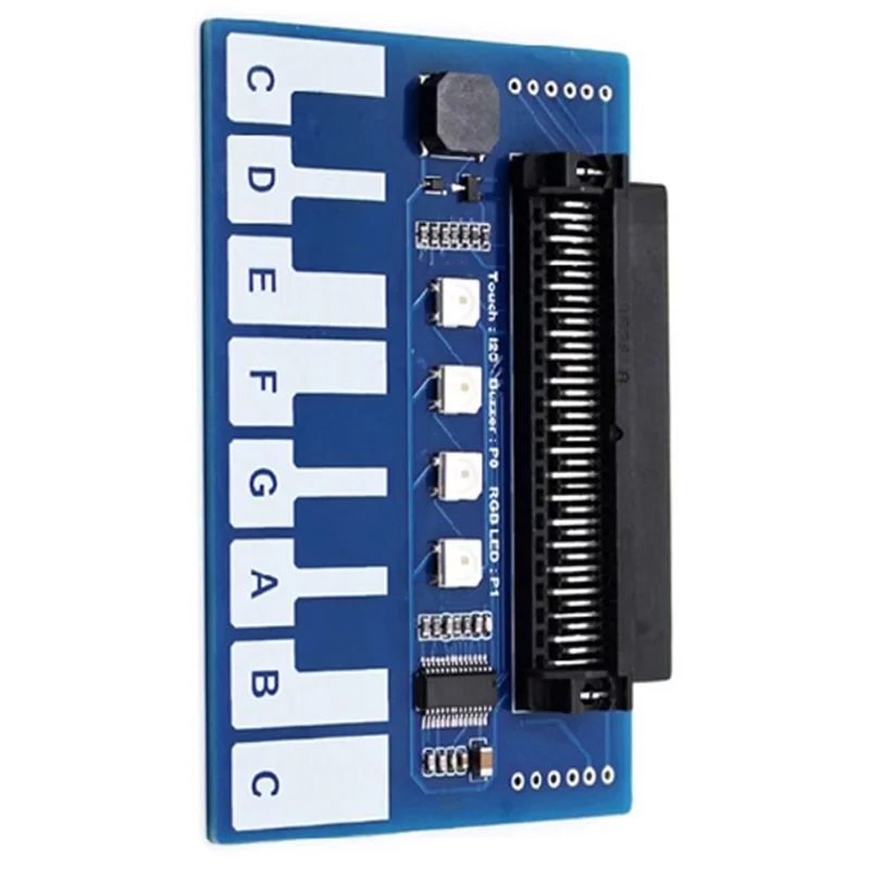 Para placa de expansión de micro bits, Mini placa de expansión de música de Piano, luces/zumbador/teclado de colores geniales, interfaz I2C - imagen 2