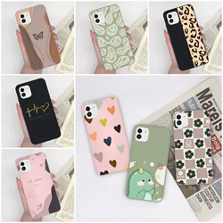 Funda de silicona para Samsung Galaxy A03 con cara sonriente