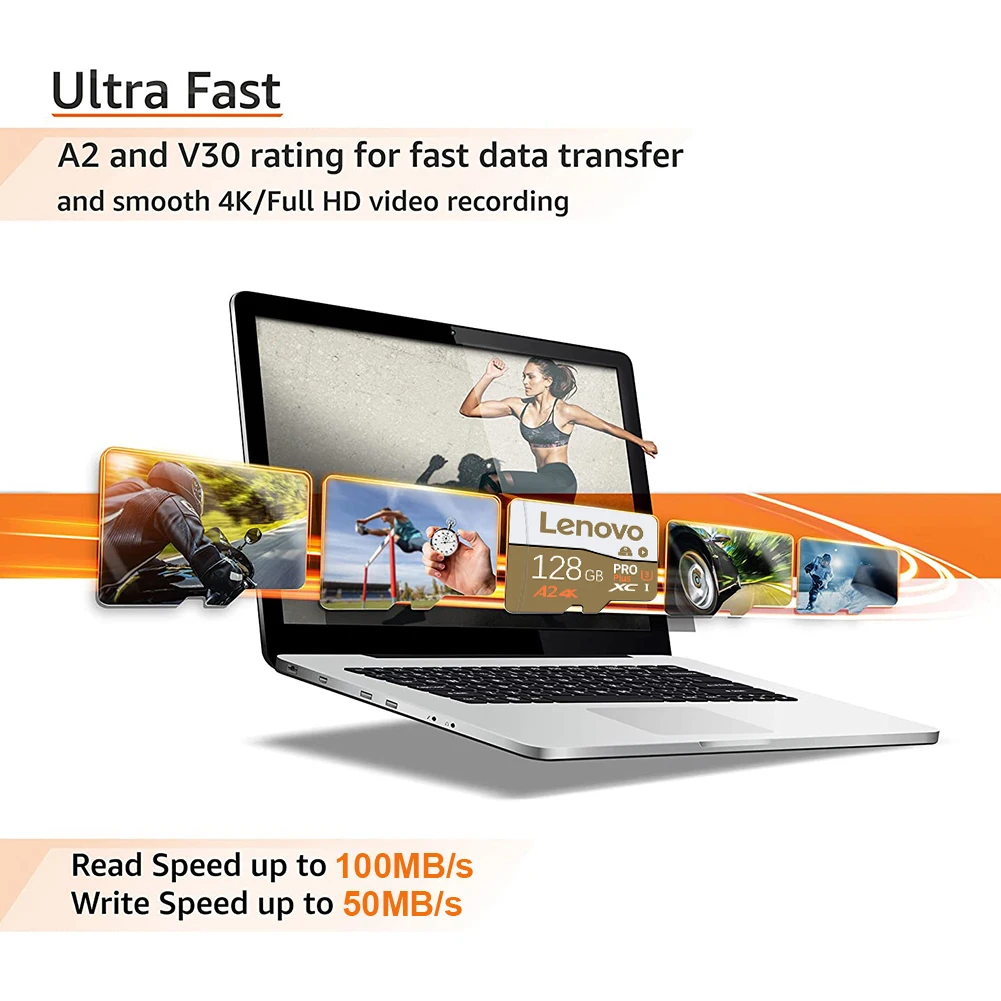 Tarjeta De memoria Lenovo De 2TB para Nintendo Switch, tarjeta Micro Tf Sd De 1TB V30 4K, 128GB, 256GB, 512GB, Cartao De Memoria para Nintendo 64 - imagen 2