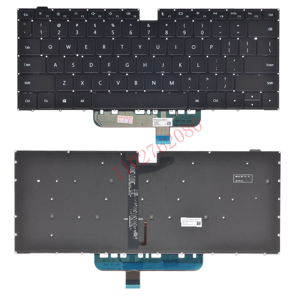Teclado retroiluminado para portátil de EE. UU. para Huawei MateBook D14 NbB-WAH9 NbB-WAH9P NbB-WAE9P Nbl-WAQ9R