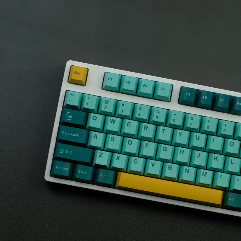 GMK-teclas retrofundidas, teclas PBT de 5 lados para sublimación, perfil Cherry, Teclado mecánico para interruptor MX, ISO Enter, 142 teclas - imagen 2