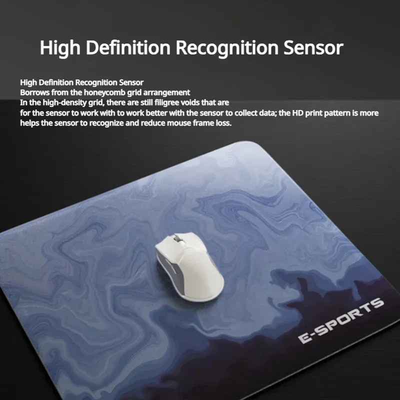 ECHOME-alfombrilla de ratón de cristal para juegos FPS, alfombrilla de escritorio suave para ordenador y oficina, accesorios para juegos, regalo - imagen 2