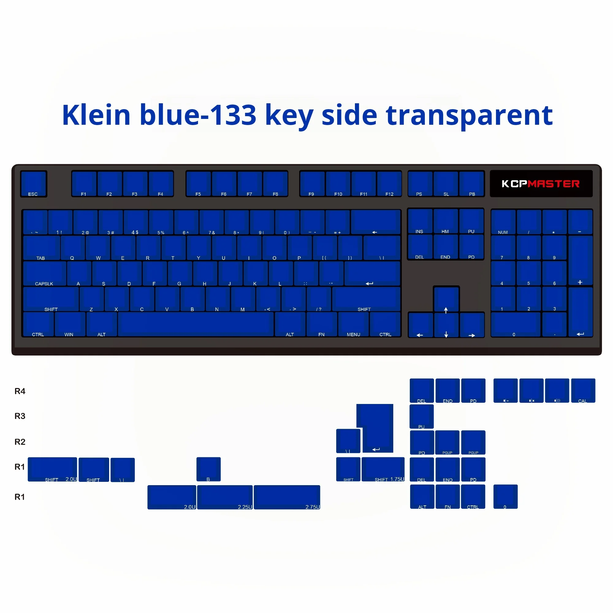 133 keys Blue
