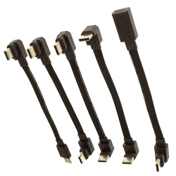 Cable USB-C 90° Plano Carga Rápida Datos Android