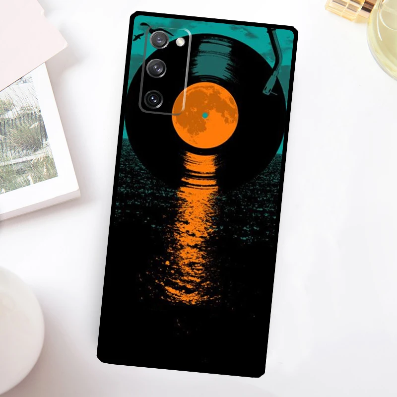 Funda de música de disco de vinilo para Samsung Galaxy S22, S23, S24, Ultra Plus, Note 10, 20, S8, S9, S10, S20 FE, S21 FE - imagen 3