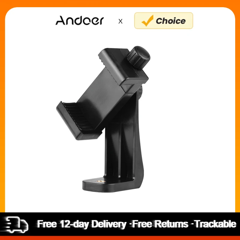 Andoer-Soporte de Clip de plástico para teléfono inteligente, marco de abrazadera de montaje para iPhone 7/7s/6/6s, Samsung y Huawei, CB1