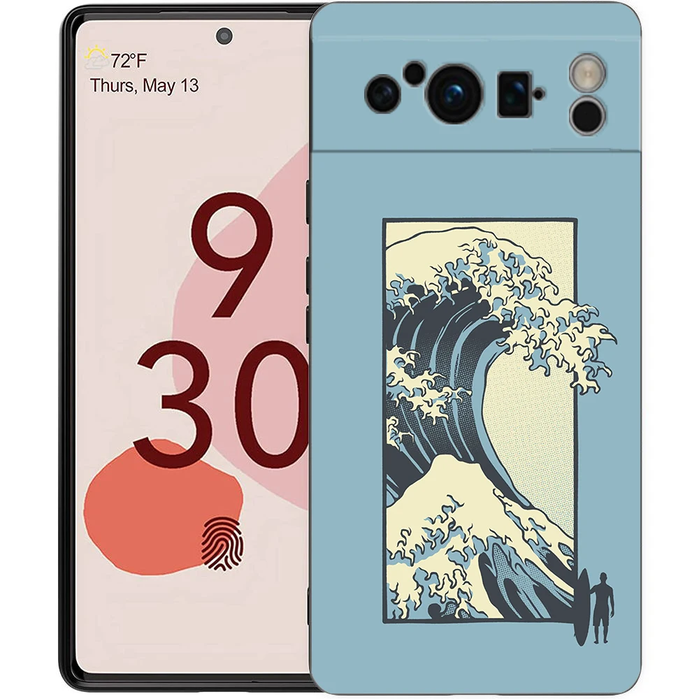 Para Google Pixel 10 Pro funda de teléfono Pixel 9 Pro XL TPU funda Pixel 8 Pro 9A 8A 7A 7 6A 6 Pro cubierta Japón Osaka Kanagawa etiqueta - imagen 4