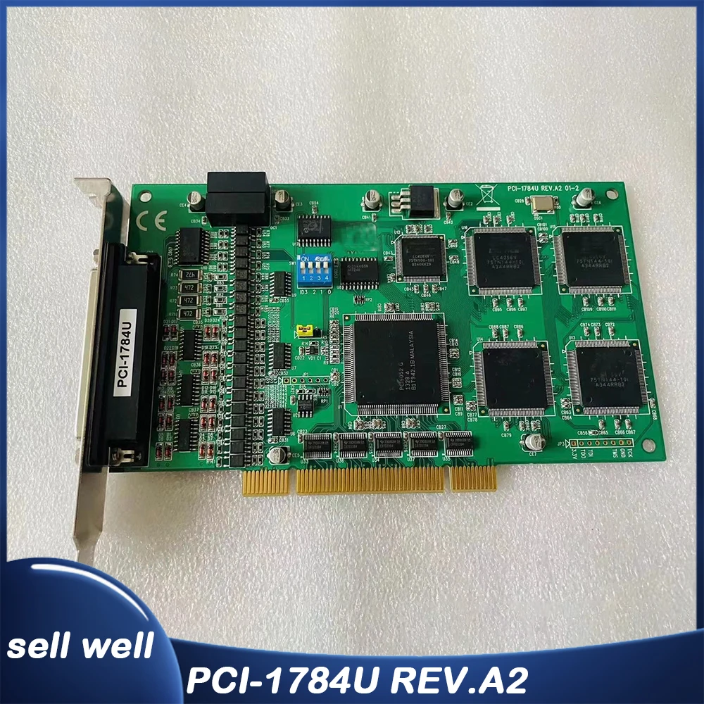 Tarjeta de adquisición de contador de codificador rotatorio de cuatro ejes PCI-1784U REV.A2 - imagen 2