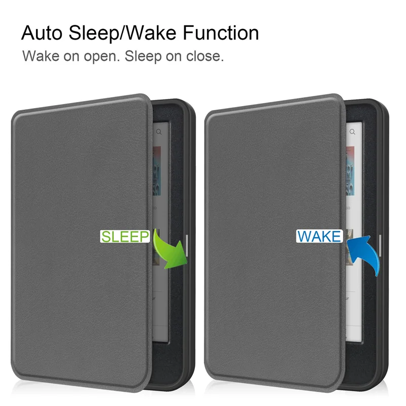 Coque para Kobo Clara Color Funda 2024 eBook eRader Funda magnética inteligente con carcasa trasera de TPU suave para Kobo Clara BW Funda de 6 pulgadas - imagen 4