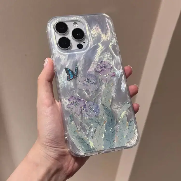 Funda de teléfono para iPhone 16 15 Pro Max 16E 14 13 12 11 XS XR funda de flores pequeñas rosas para iPhone 7 8 Plus SE2 - imagen 4