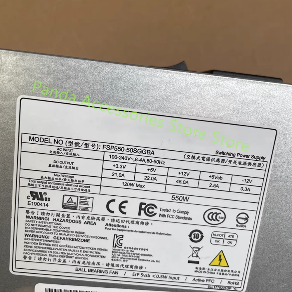 FSP550-50SGGBA fuente de alimentación pequeña SFX de 550W fuente de alimentación industrial silenciosa - imagen 4