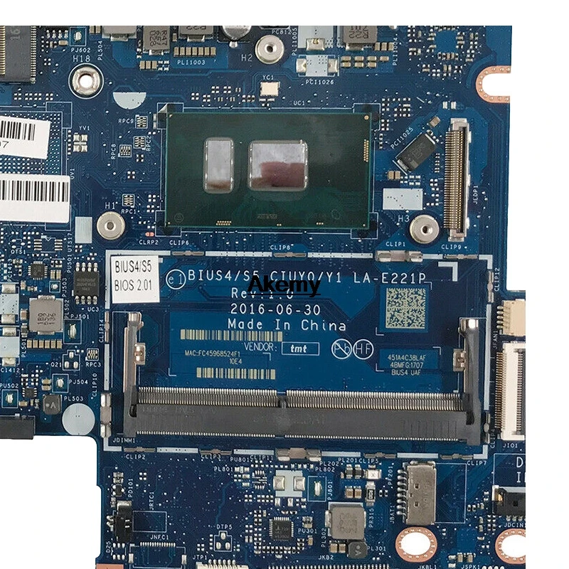 Para Lenovo 510-14IKB placa base LA-E221P 5B20M3932811 5B20M32797 5B20M3932111 I3-7100U i5-7200U placa base YOGA Yoga Flex 4-1480 - imagen 5