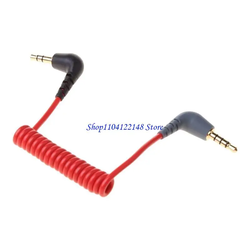 Reemplazo P9FA 3.5 mm TR a 3.5 mm Cable adaptador TRRS para Rode SC7 SC2 por micrófono video