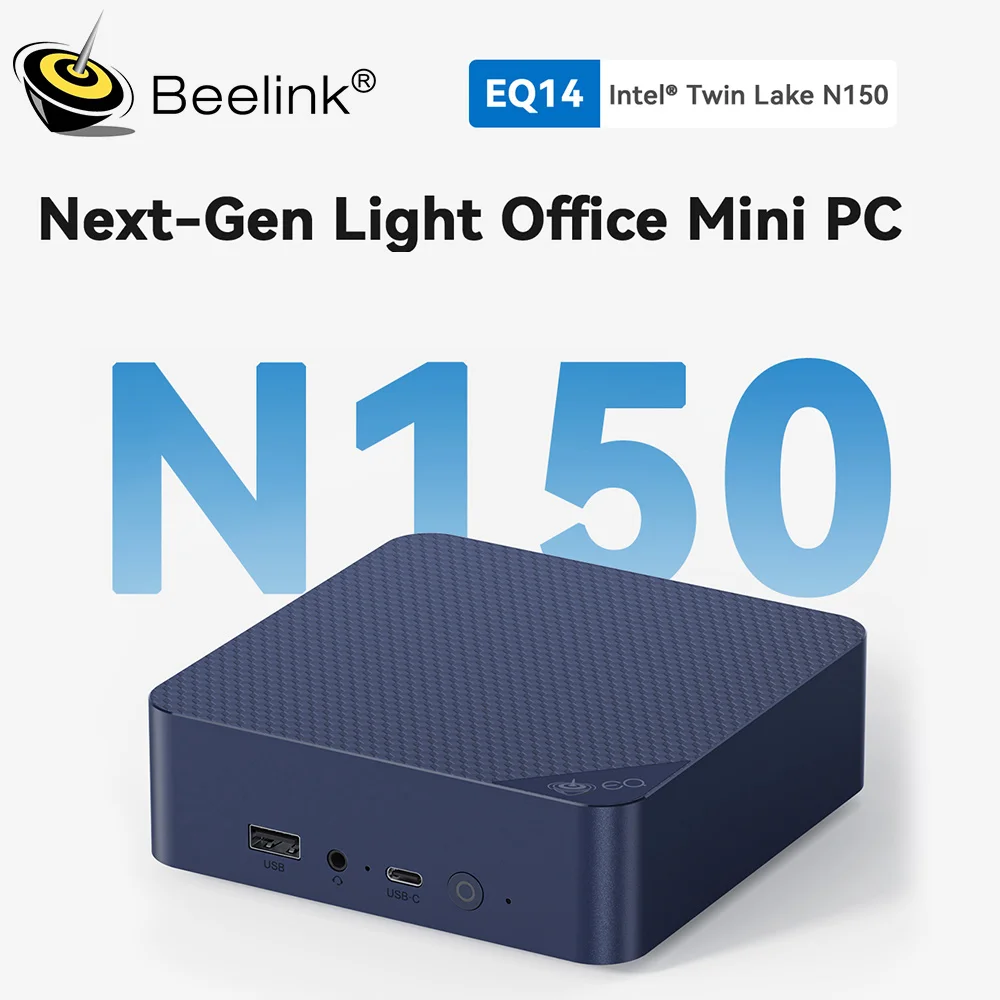 Beelink Mini PC EQ14 Intel N150 16GB DDR4 500G SSD Win11 compatible con 4K WIFI6 BT5.2 ordenador de escritorio de oficina ligero - imagen 5