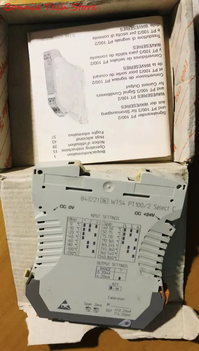 8432210000 para Weidmuller WTS4 PT100/2 C 0/4-20mA, - imagen 3