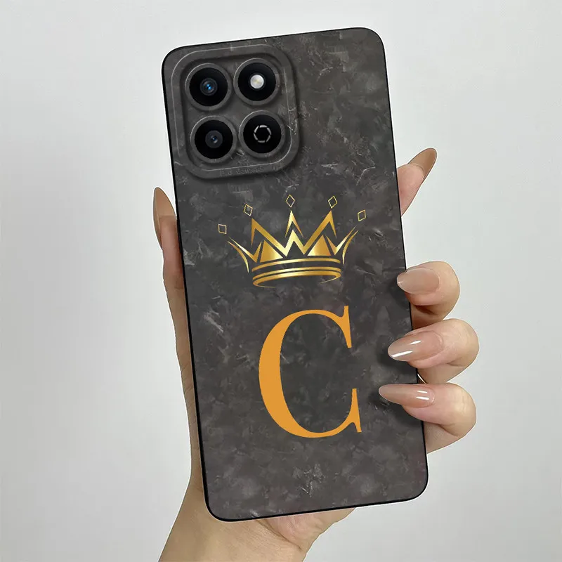 Funda de teléfono para Honor 200 Smart 5G, bonita protección de lente con letras de Panda, funda trasera suave de silicona a prueba de golpes para Honor 20Smart Capa - imagen 3