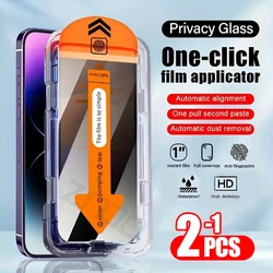 Vidrio Templado Privacidad iPhone 15 - 11 Pro Max
