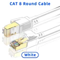 CAT 8 Round White