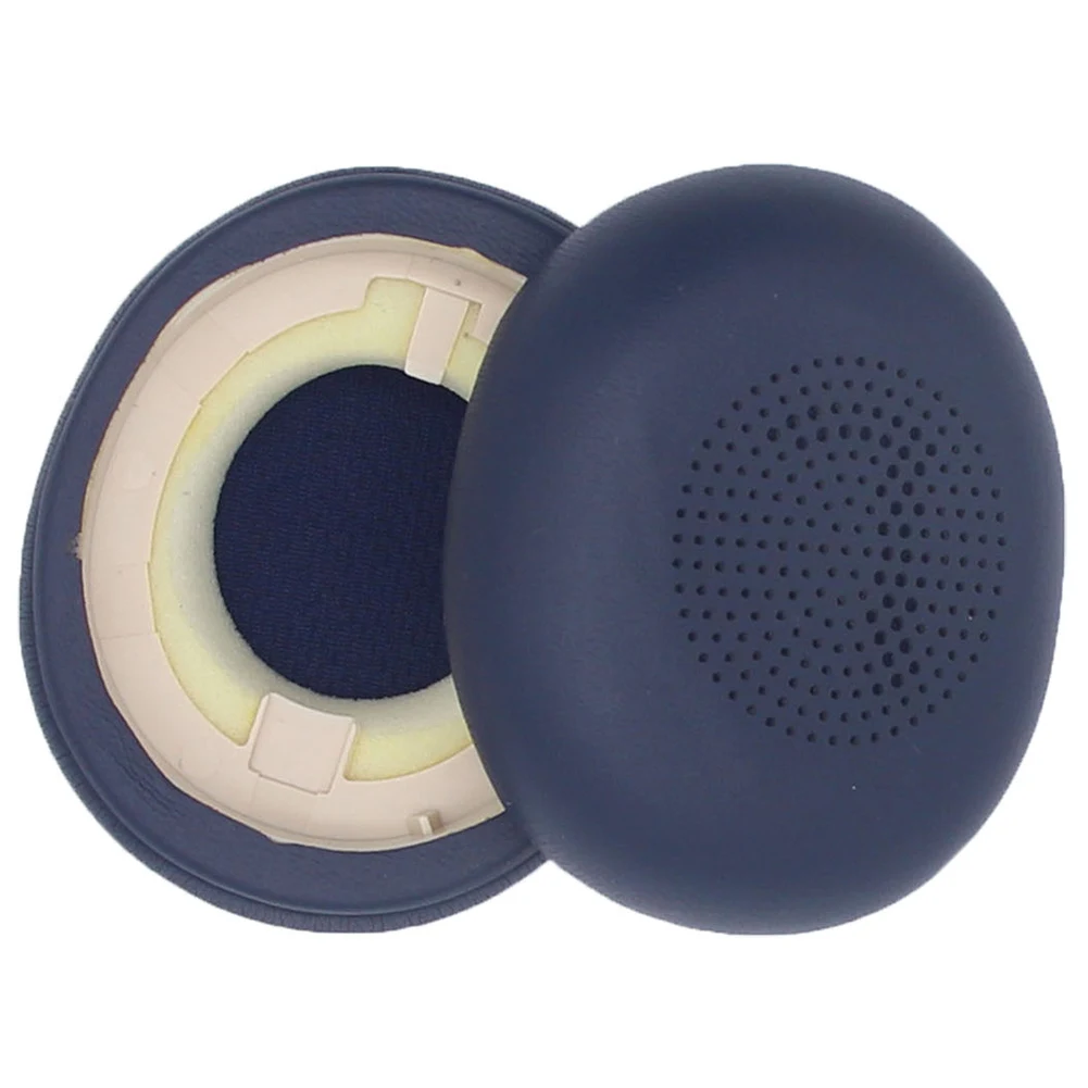 1 par de almohadillas para los oídos, funda de espuma viscoelástica y cuero proteico suave, almohadillas para los oídos para auriculares inalámbricos Jabra Elite 45h - imagen 2