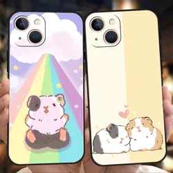 Funda iPhone Estampada Conejillo de Indias Adorable y Suave