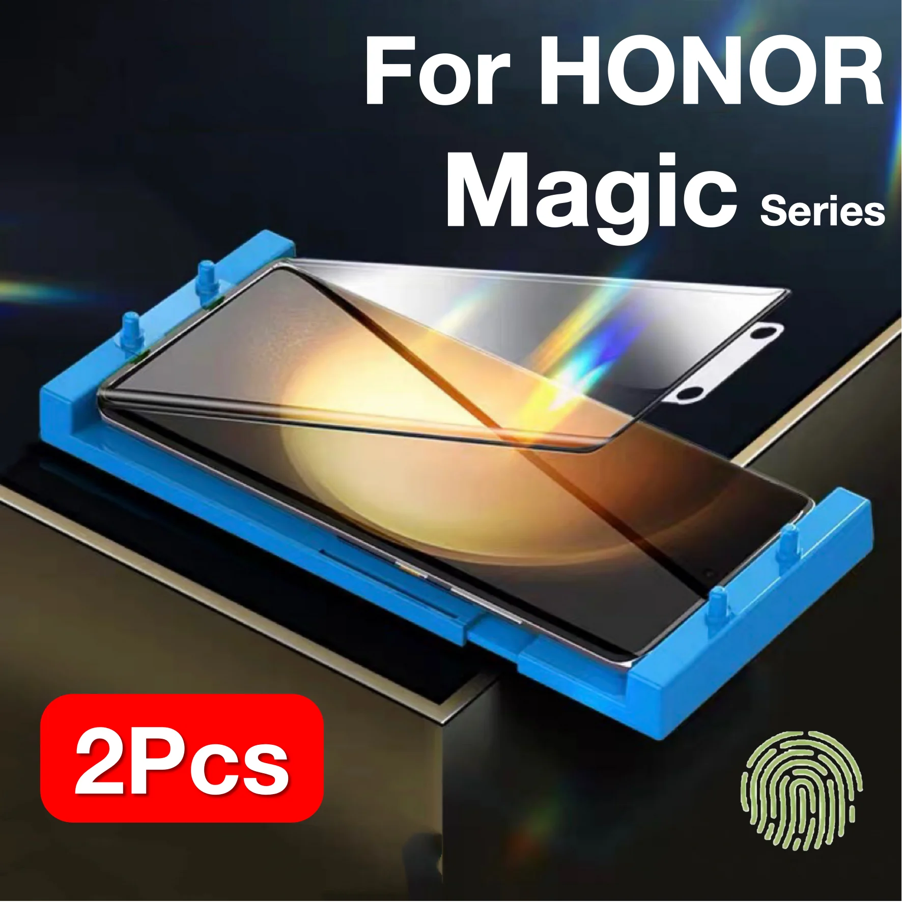 2 uds para HONOR Magic 7 6 5 4 3 Magic5 Pro Magic4 Magic6 Protector de pantalla accesorios fáciles de instalar kits de herramientas no vidrio - imagen 2