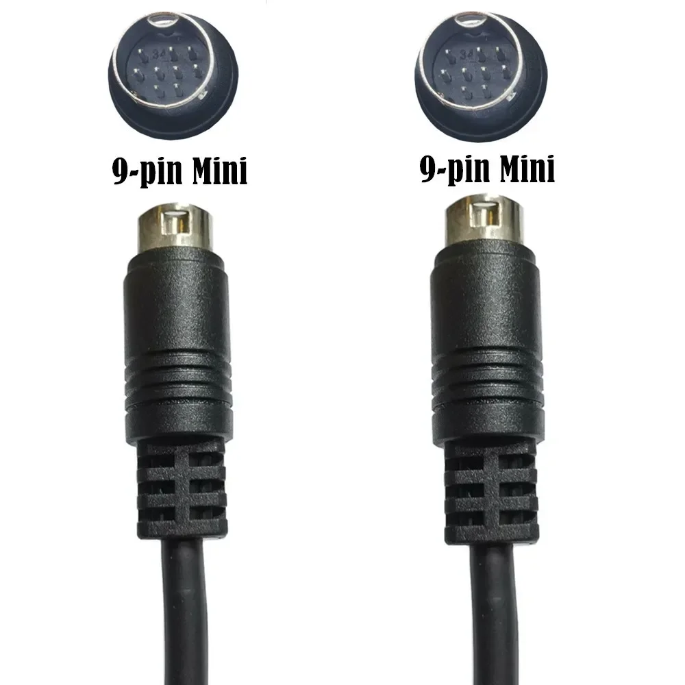 Cable de entrada de Audio Mini Din de 9 pines macho a 9 pines macho, 1m, 2m, 3m, Compatible con videojuegos, tarjetas de sonido, equipo de audio - imagen 3