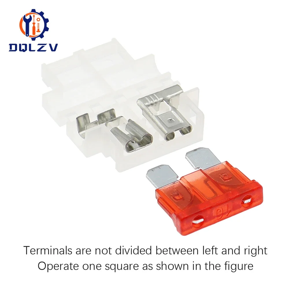 Portafusibles medio para coche, barco, camión, ATC ATO, fusible de cuchilla 1A 2A 3A 4A 5A 7.5A 10A 15A 20A 25A 30A 35A 40A - imagen 3