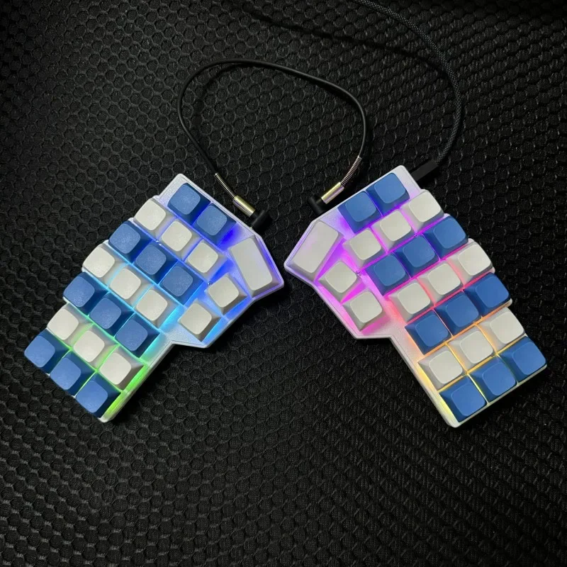 Corne V4.1-teclado dividido personalizado, modo único, con cable, eje MX V4 QMK/VIAL RGB, PCB de intercambio en caliente, ergonómico, Kit de teclados mecánicos de regalo - imagen 5
