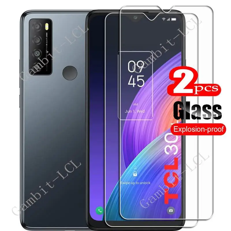 2PCS FOR TCL 30 XL 6.82" 9H Tempered Glass Protective On TCL30XL  30XL Screen Protector Film Cover