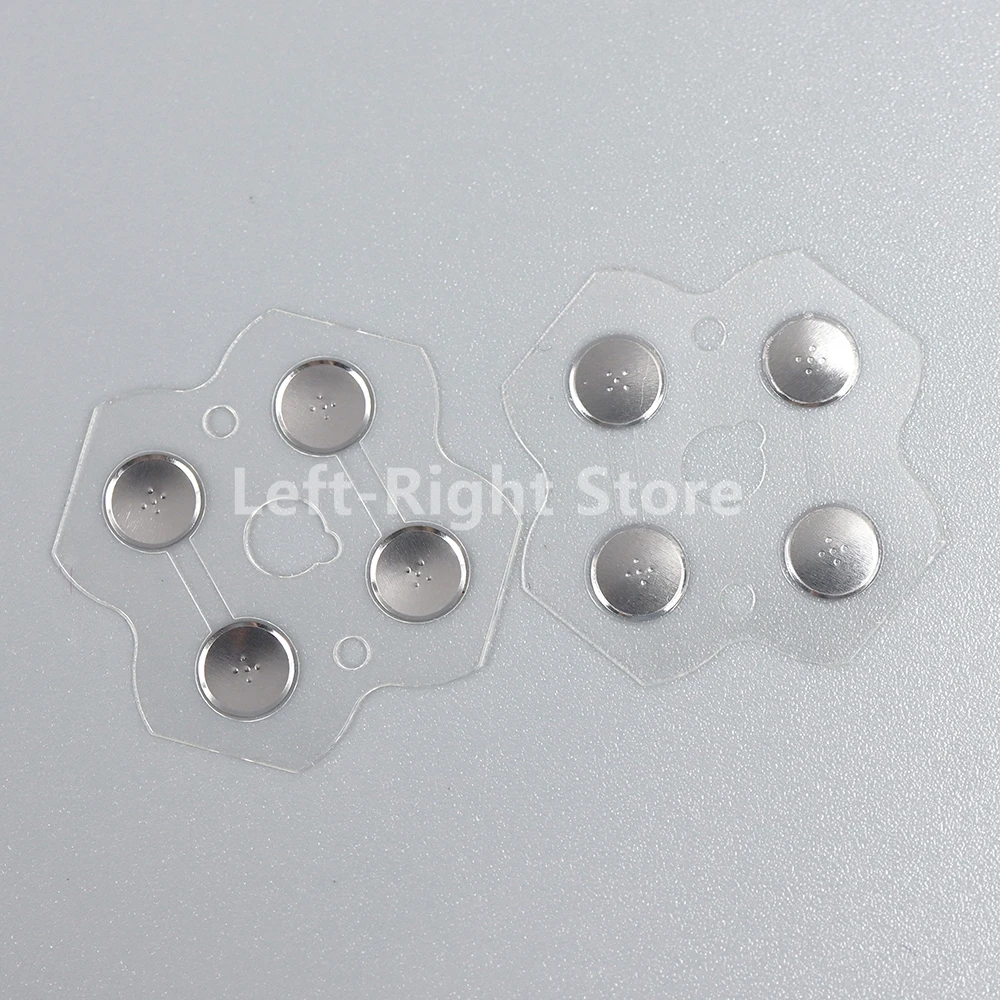 150 Uds D Pads botón D-Pad pegatinas de botón de película para 3DS XL LL pieza de reparación de controlador fIlm conductor de Metal - imagen 4