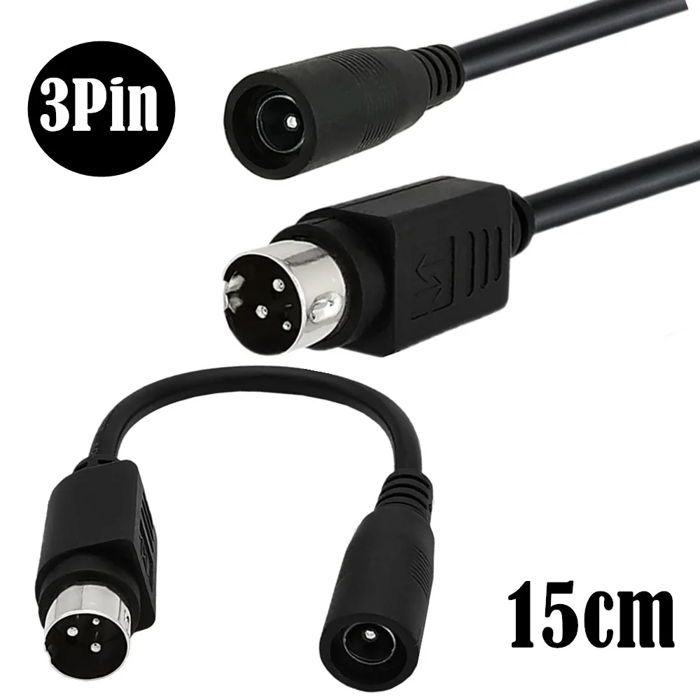 DC hembra 5,5*2,1mm a macho 3pin 4 Pin Cable plomo para SATO TG-5011-19V-ES solo un cable de 4 pines para TV LCD VCR CABLE de fuente de alimentación - imagen 3