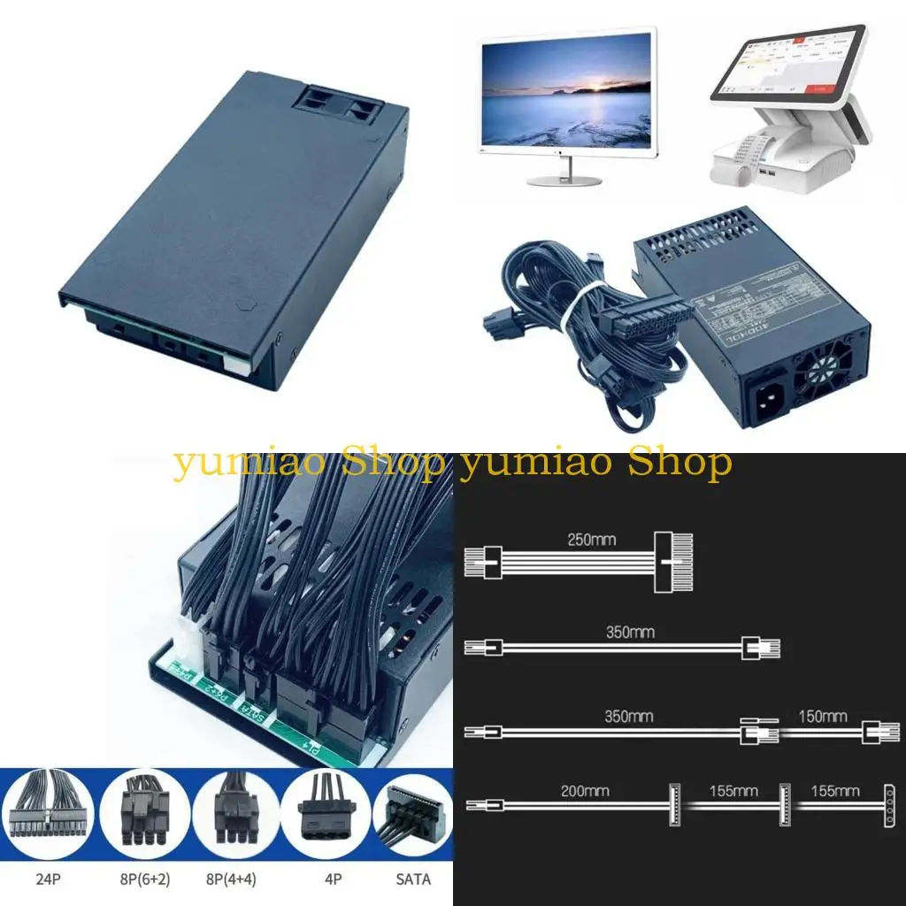 587b Fuente alimentación chasis computadora escritorio 400W Mini PSU 1U PC pequeño para Case PO