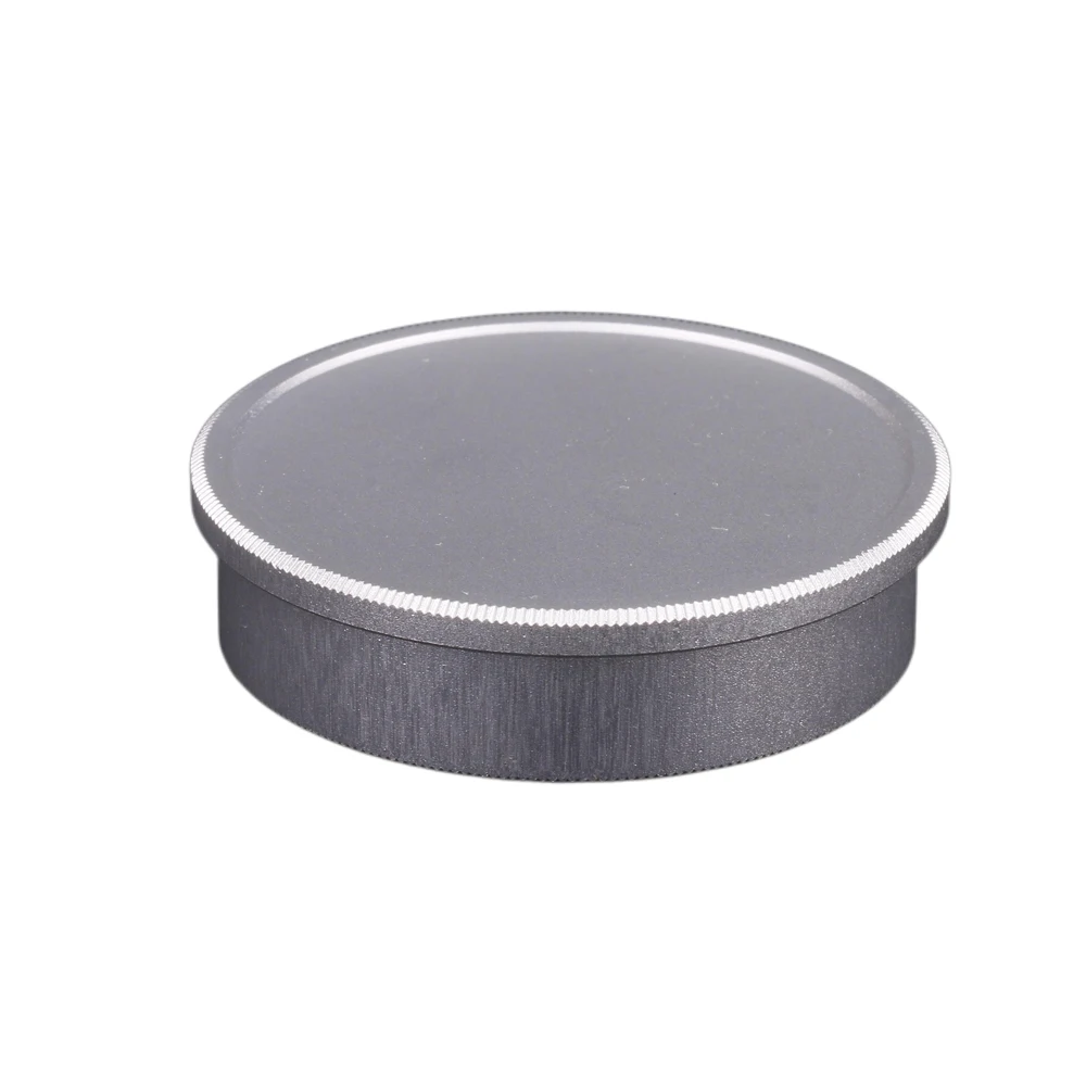 Juego de tapas delanteras y traseras de cuerpo metálico para accesorios de lentes de cámara con montaje de tornillo M42 negro/plateado - imagen 4