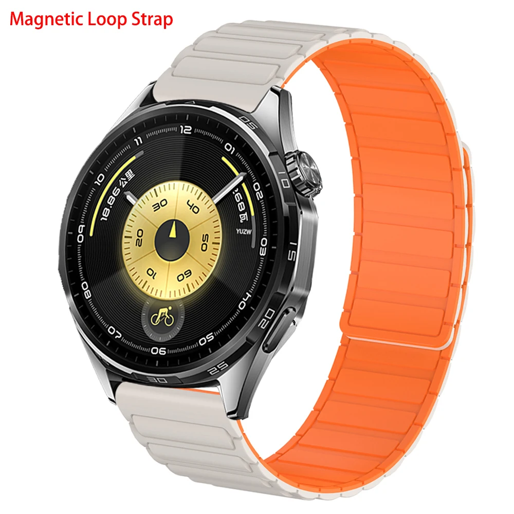 Correa magnética de 22mm para reloj Amazfit Xiaomi Color 2 S4 S1, Correa de silicona para Huawei Watch GT6/5/4/3Pro, Correa definitiva de 46mm - imagen 2