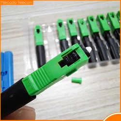 Conector FTTH SC-APC Monomodo Fibra Óptica