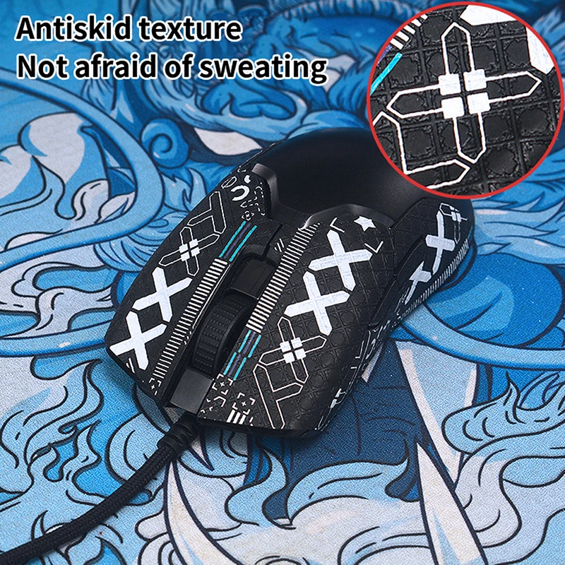 Pegatina de ratón hecha a mano, antideslizante, piel de lagarto, succionador de sudor para Razer Viper Ultimate, almohadilla de sudor inalámbrica, accesorios para jugadores - imagen 3