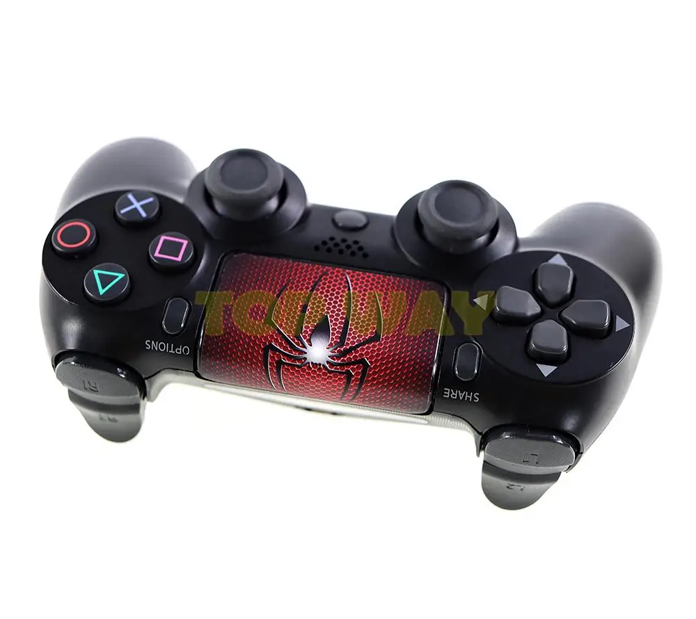 9 Uds. Para Sony PlayStation PS4 pegatinas de vinilo personalizadas con almohadilla táctil de PVC para Sony Dualshock 4 Pro/controlador delgado protector de panel táctil - imagen 3