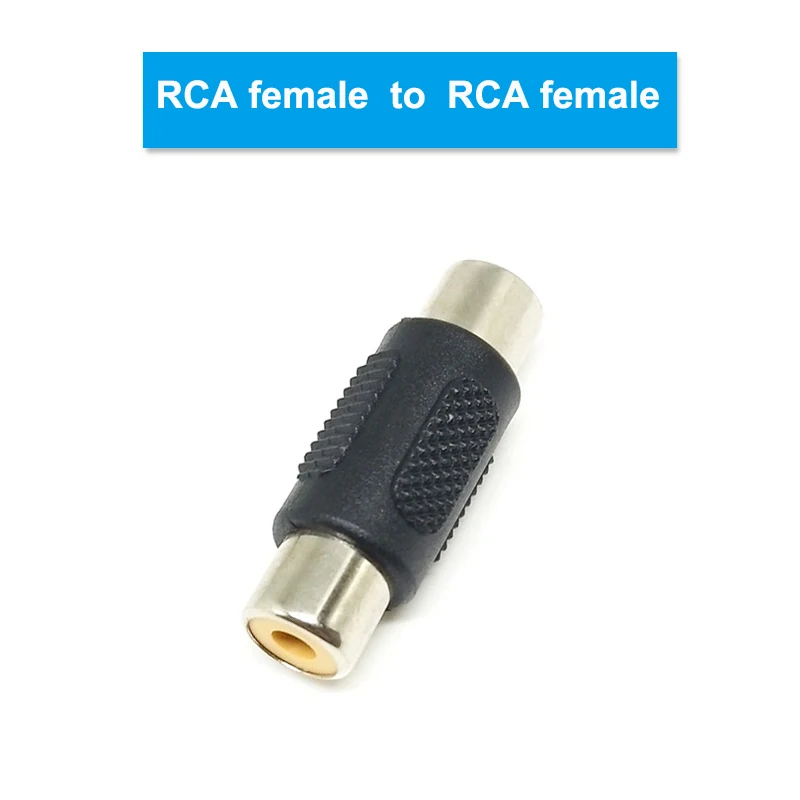 5 uds RCA hembra a RCA hembra Jack adaptador conector de Cable de Audio y vídeo F/F - imagen 3