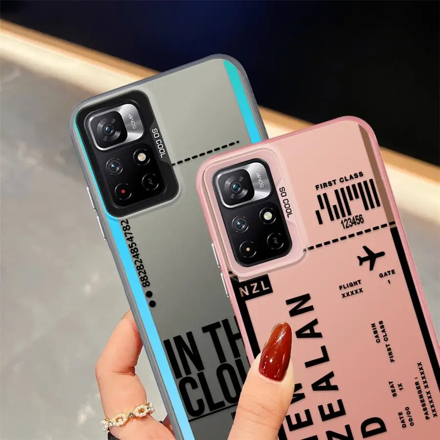 Funda para Xiaomi Mi 13T 11 Lite 12T Pro, funda trasera para teléfono, pase de embarque creativo - imagen 3