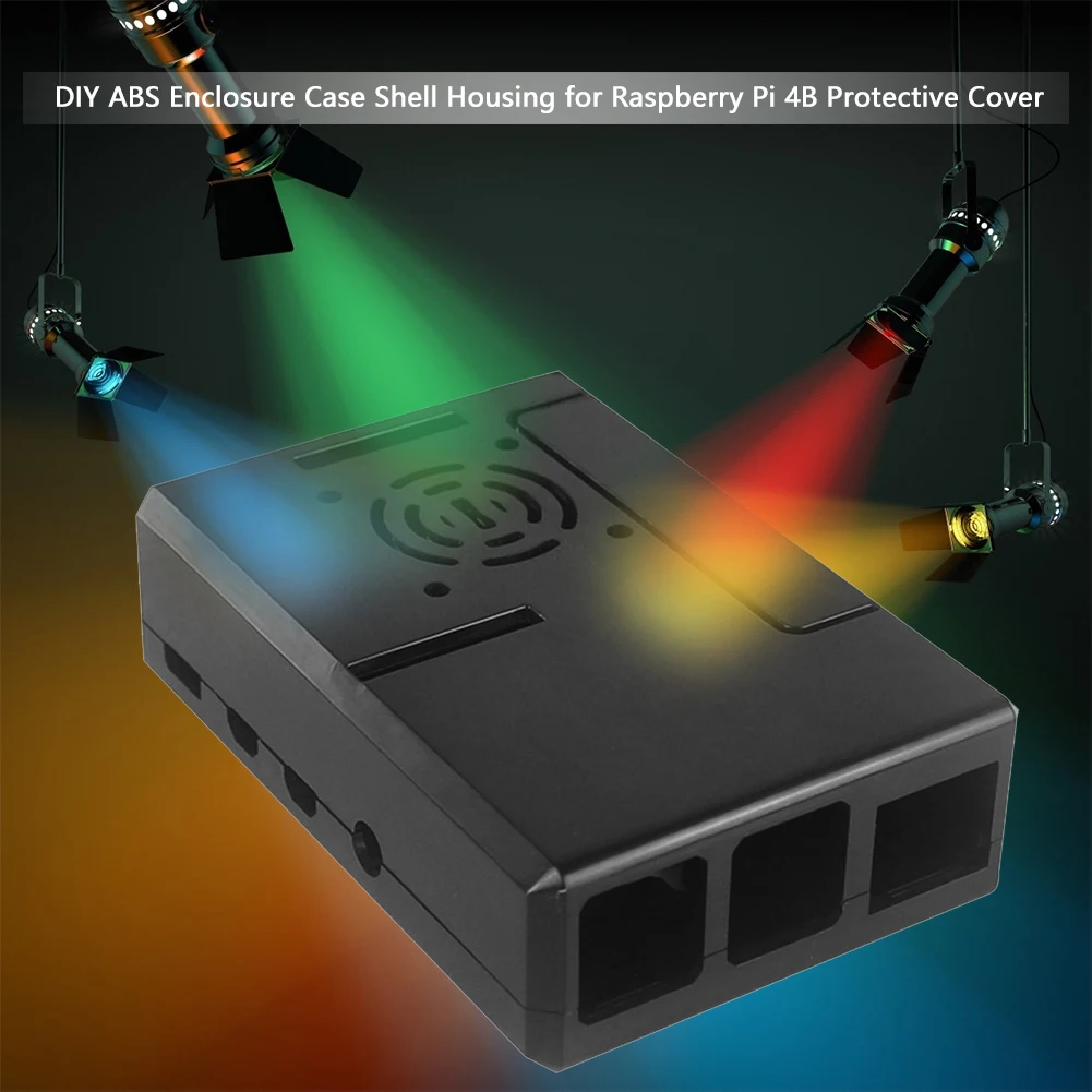 Cubierta de carcasa protectora DIY, carcasa de ABS para Raspberry Pi 4B - imagen 4