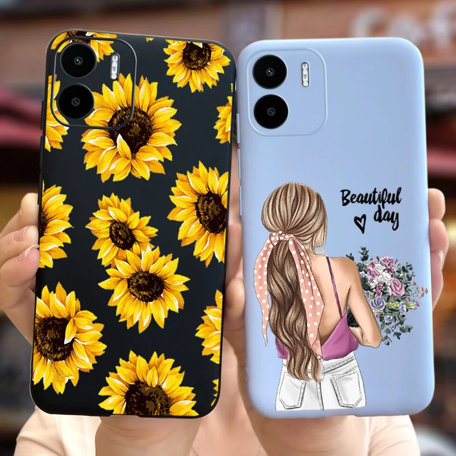 Funda de silicona blanda para teléfono Xiaomi Redmi A2 Plus, carcasa pintada a la moda, carcasa trasera, novedad de 2023 - imagen 2
