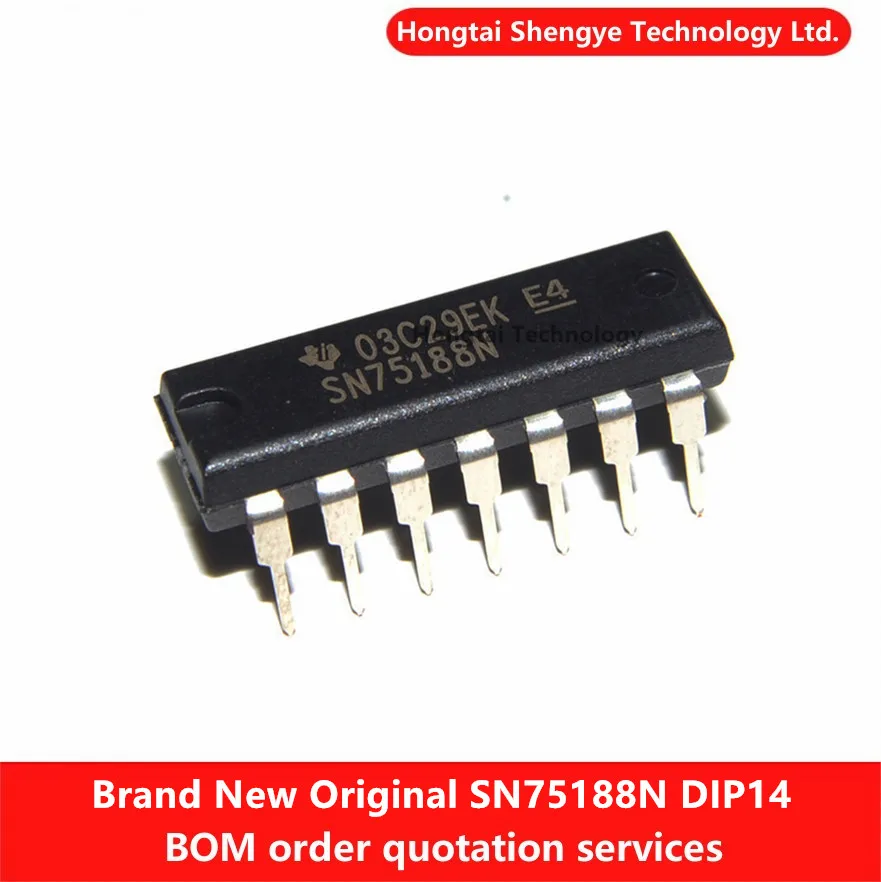 Nuevo Chip transceptor IC de receptor SN75188N DIP14 original importado
