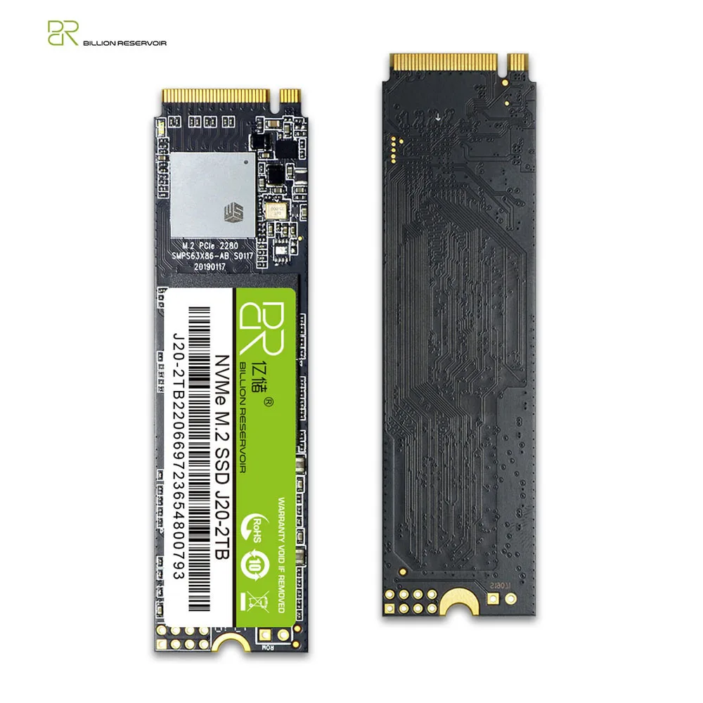 BR SSD 512GB 1TB NVMe M2 PCIe3 * 4 SSD Unidad de estado sólido M.2 2280 Disco duro Disco de estado sólido interno para computadora portátil de escritorio - imagen 3