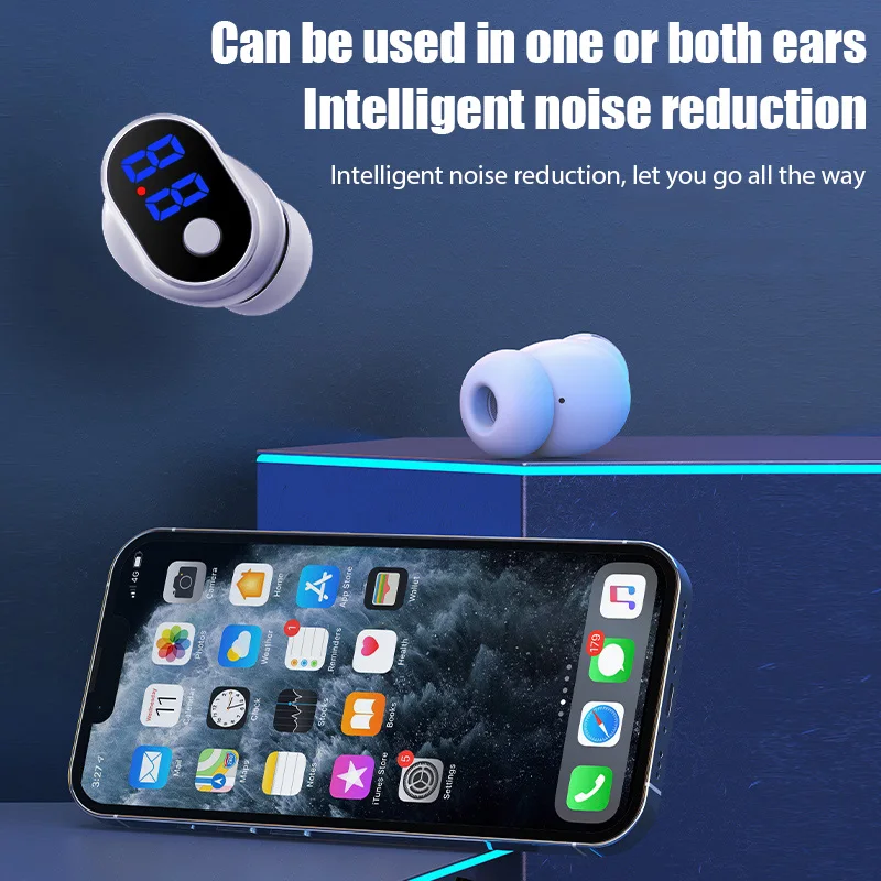 Auriculares inalámbricos Q7 con Bluetooth 5,2, cascos de negocios con sonido HIFI, reducción de ruido, deportivos, resistentes al agua - imagen 3