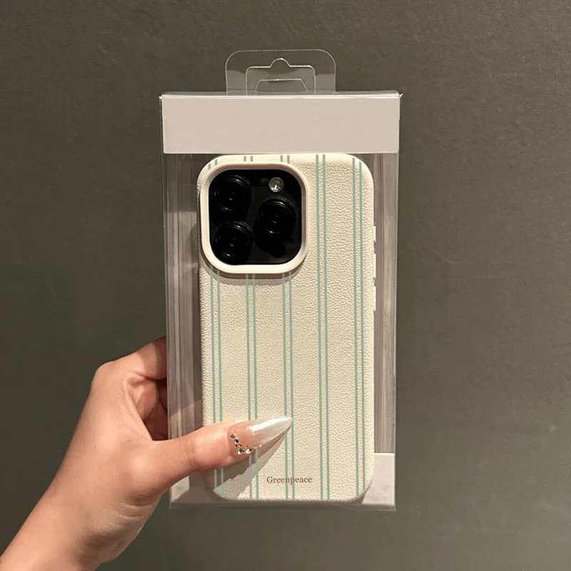 Funda con patrón de lichi de Raya Verde para Samsung Galaxy A56 A54 A55 A53 A52 A16 A36 A25 A26 S25 Ultra S24 Plus S23 FE S22 - imagen 3